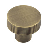 Thaxted Cupboard Knobs 30mm Antique Brass - Hoxton Range